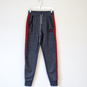 MICHAEL KORS Blue Heathered Color-Block Joggers (Mens) SZ XS